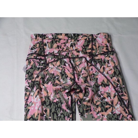SWEATY BETTY Power Pocket 7/8 Leggings Green Floral Print XS $100 NEW - Picture 11 of 12